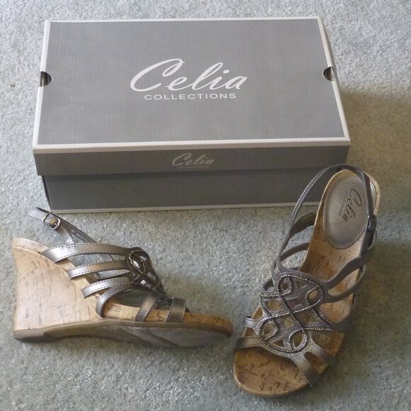Celia Collection - Kari (Dark Grey) Size 7 Women's Shoes - Picture 1 of 11